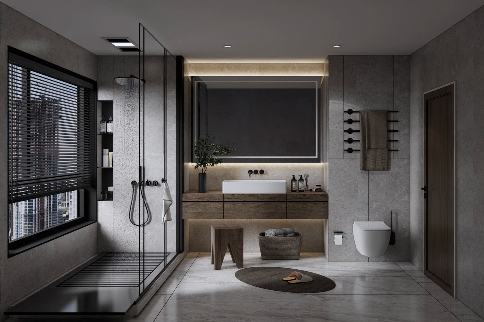 Modern bathroom design inspiration