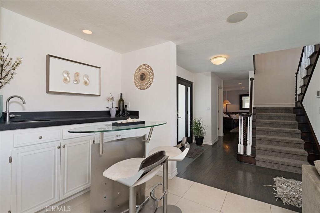 Kitchen and stairway