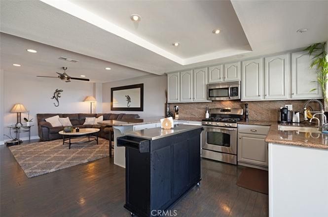 Kitchen and living space